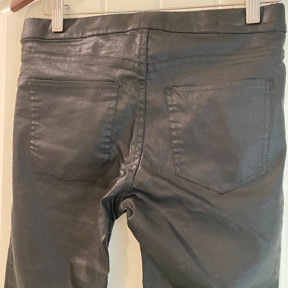 H&M Pants & Jumpsuits Hm Faux Black Leather Pants Poshmark